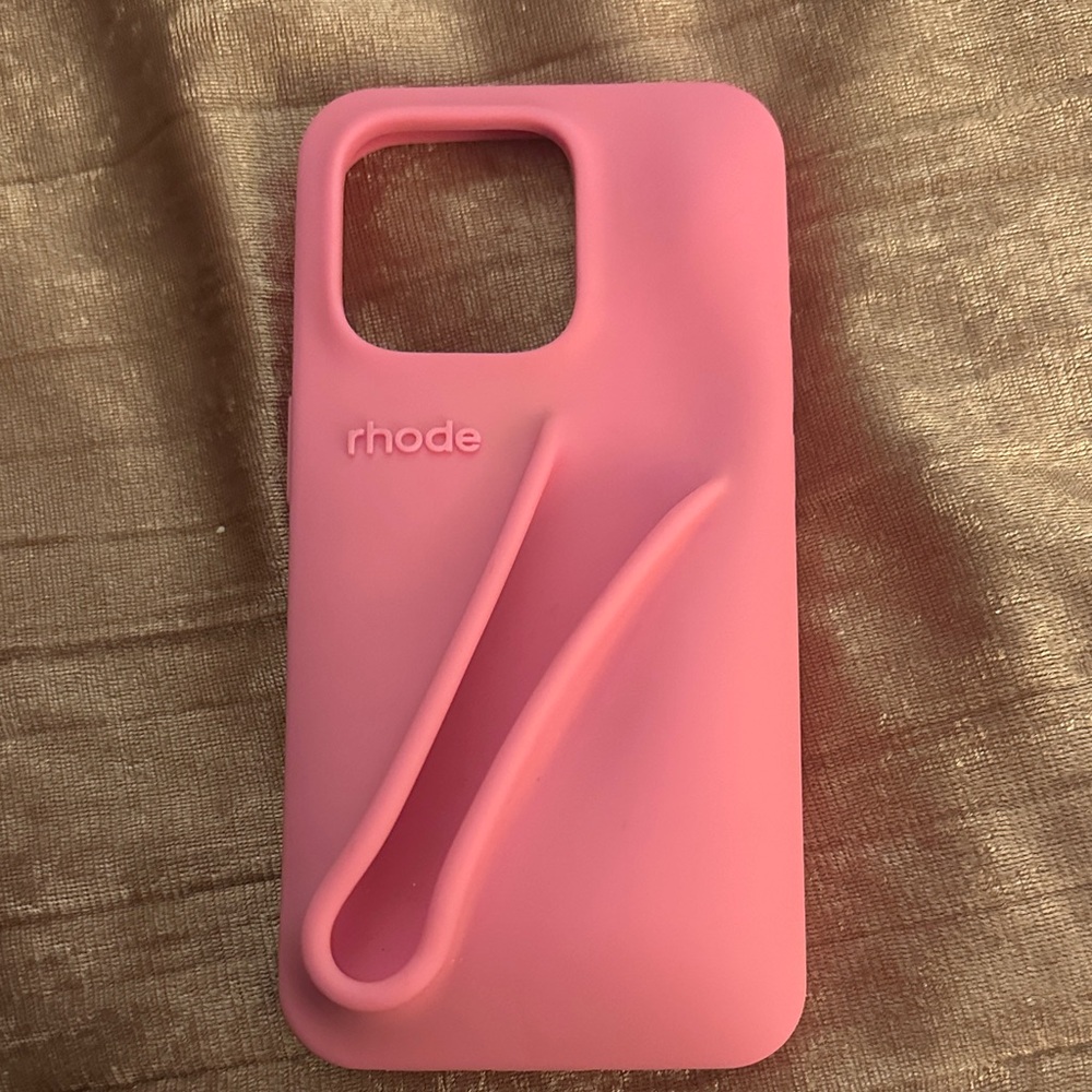 RHODE Vibrant Pink Silicone Phone Case iPhone 14 Pro
